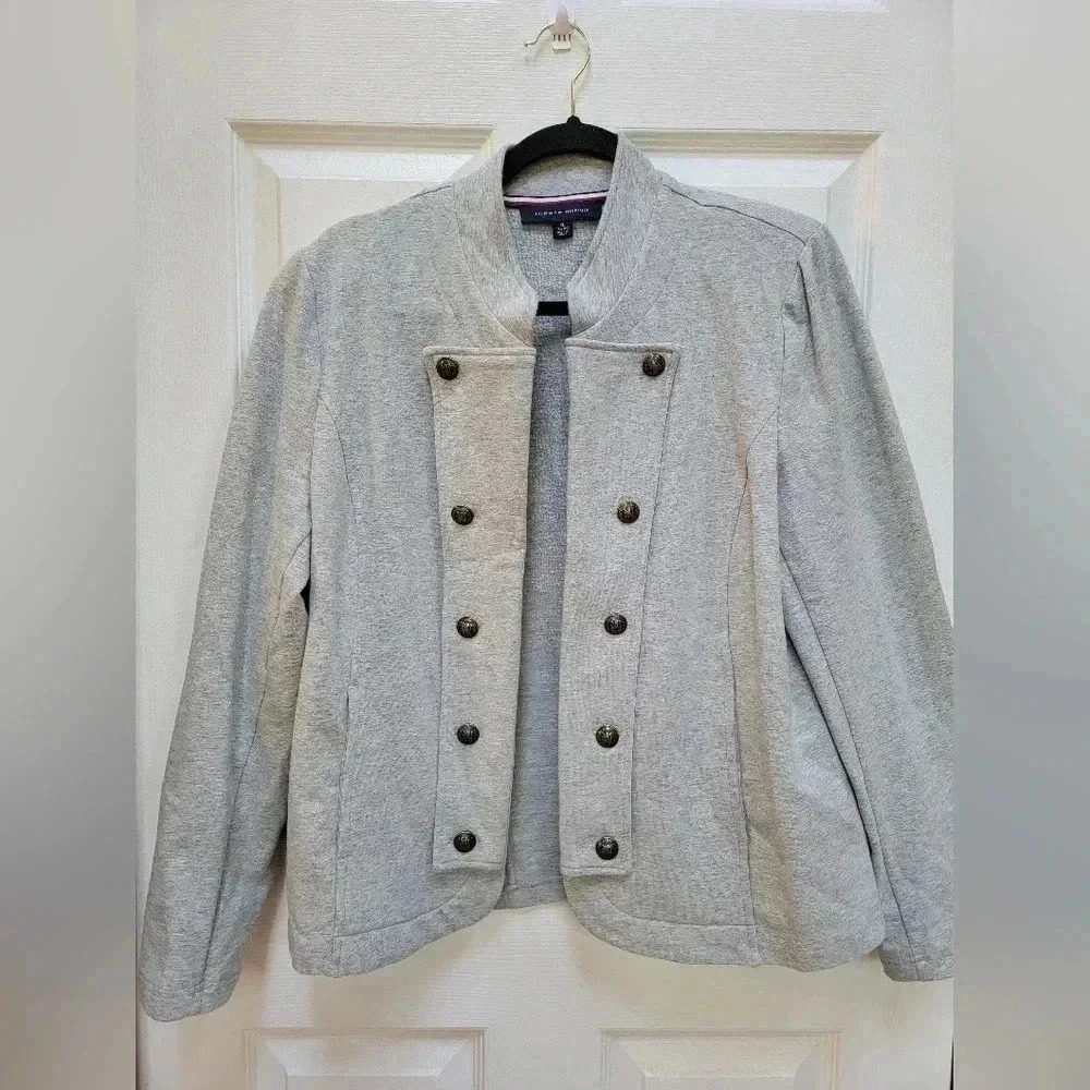 Tommy Hilfiger Open Front Military Blazer Size XL